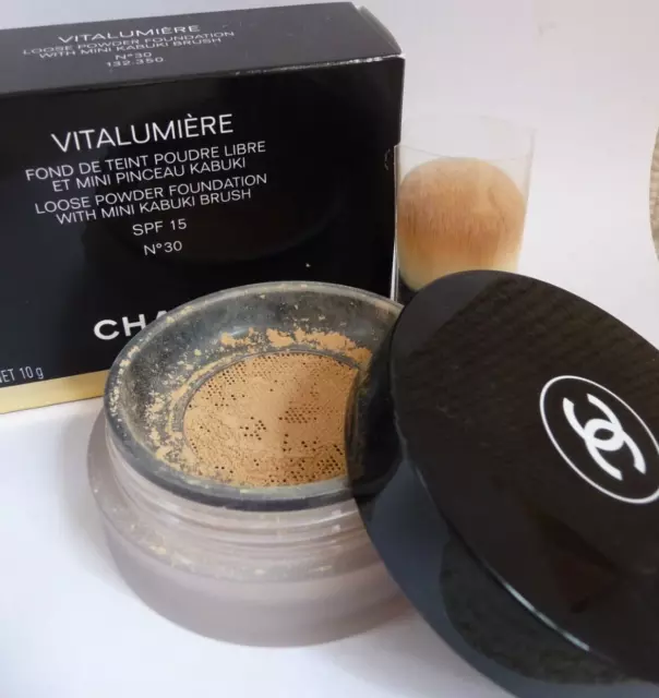Рассыпчатая пудра Chanel Vitalumiere Loose Powder Foundation Spf15 With  Mini Kabuki Brush в оттенке № 10, Отзывы покупателей