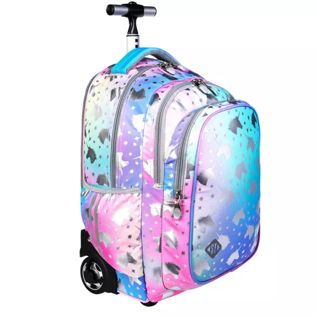 St. Right Licorne Ombre Chariot Sac à Dos École Primaire Moyenne pour Fille Dame 2