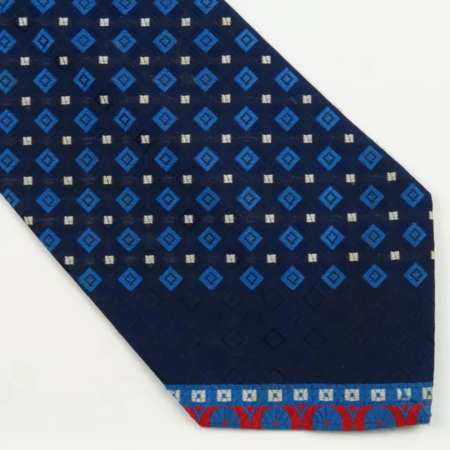 VTG Arrow Decton Perma Striped Geometric 70s 60s Mens Neck Tie 54x4.25 Wide Retr
