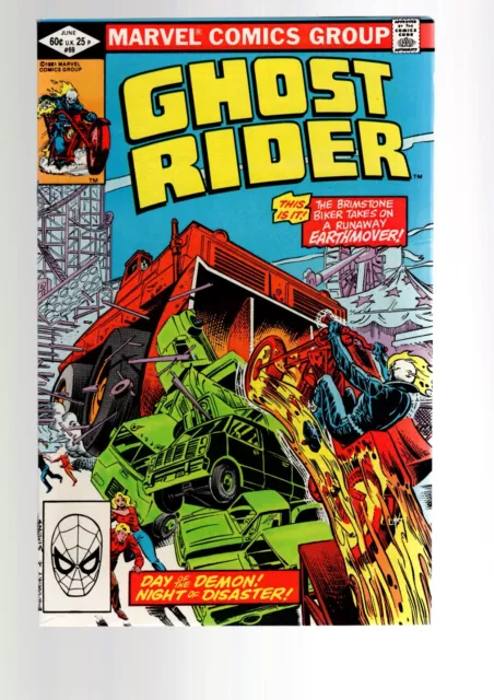 Ghost Rider 69  - Johnny Blaze  -  1973    Series  - Bronze Age  Marvel  Comics