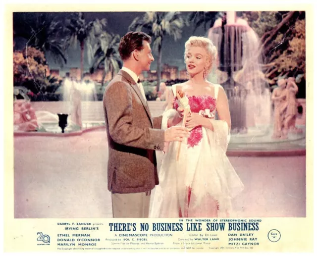 There's No Business Like Show Business Original Lobby Card 1954 Marilyn Monroe