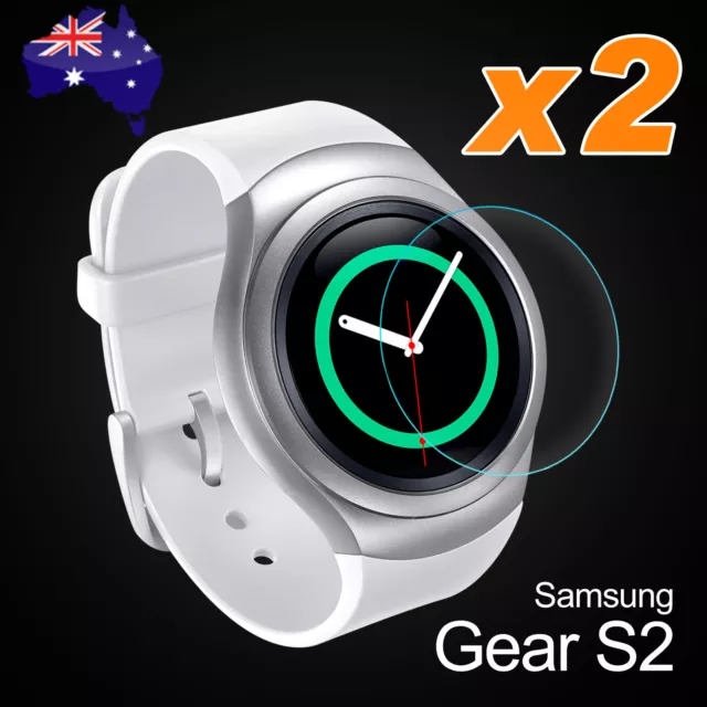 2x Tempered Glass Screen Protector for Samsung Gear S2/ S2 Classic/ S2 3G Watch