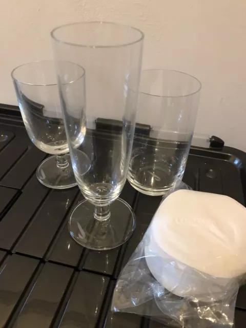 British Airways Concorde Glasses 36 Piece Nachtmann Set Dovebid Auction 1012.