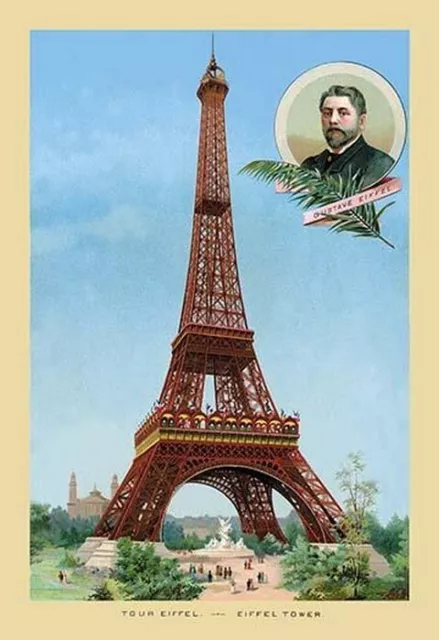 The Eiffel Tower at the Paris Exhibition, 1889 - Art Print