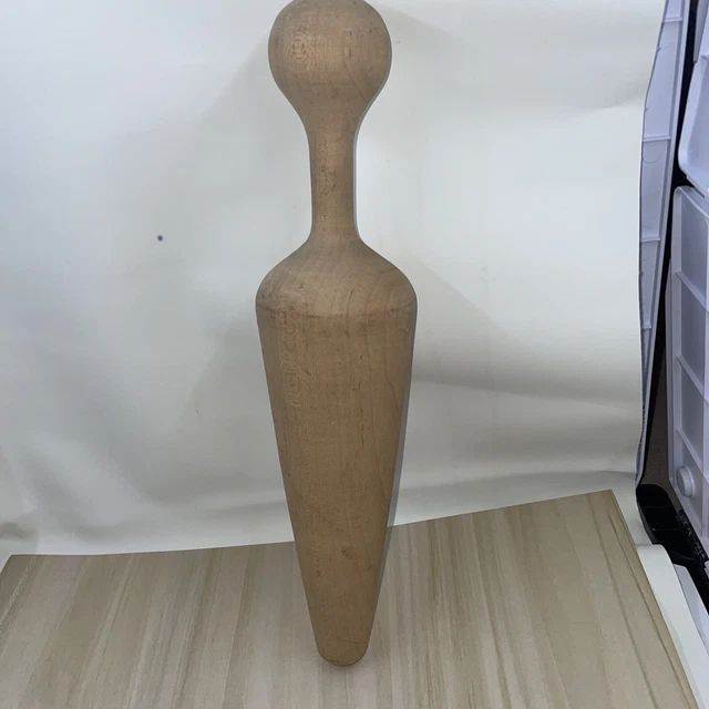 Wooden Cone Masher / Pestle / Mill / Ricer Tool 11”