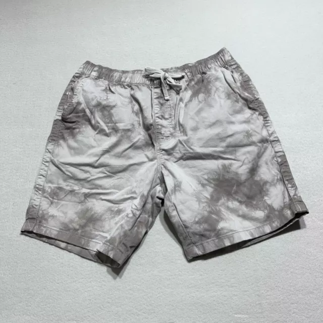 Katin Shorts Mens Large Gray Tie Dye 8" Inseam Stretch Surf