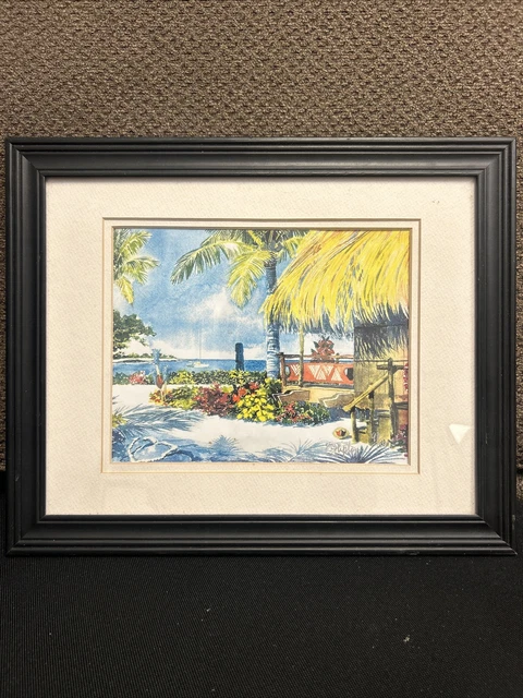 Penny Gupton Hawaiian Painting and signed by her. Penny Gupton Hawaiian Painting and signed by her.
