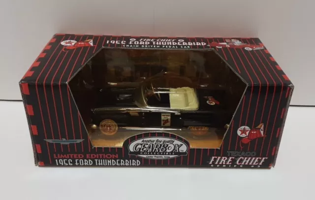 Gearbox Texaco Fire Chief 1956 Ford Thunderbird Chain Driven Pedal Car Black