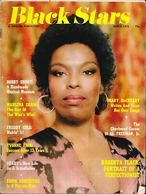 Black Stars Feb 1976 African US American Vintage Magazine Mary McCreary