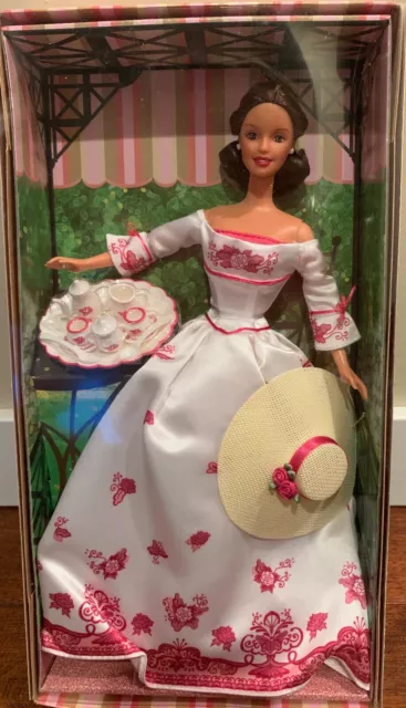  Hispanic Heritage Month Victorian Tea Barbie  Mint Nib 2002 Doll