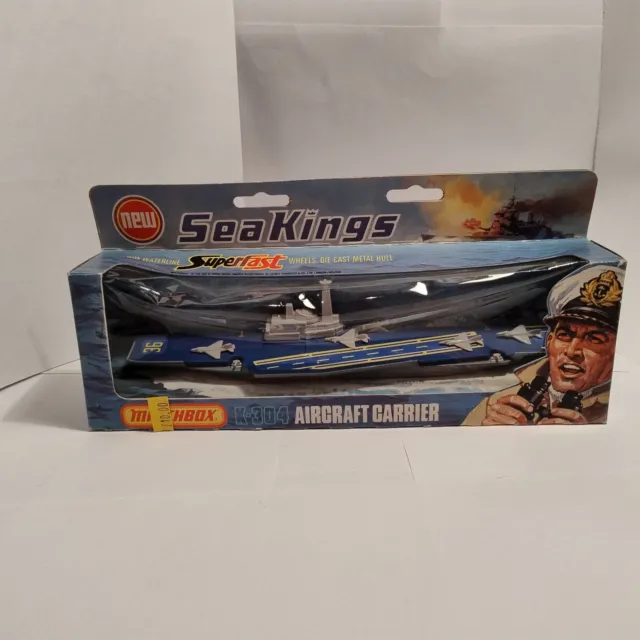 K304 Matchbox Seakings Aircraft Carrier Retro Vintage