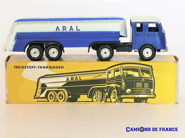 Camion Citerne Aral – Märklin Mercedes – Miniature Semi-remorque Zamac