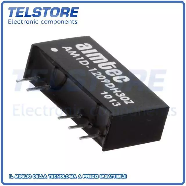 1pcs  AM1D-1209DH30Z Convertitore DC/DC 1W Ud'ingr 10,8÷13,2V Uusc 9VDC Iusc 55m