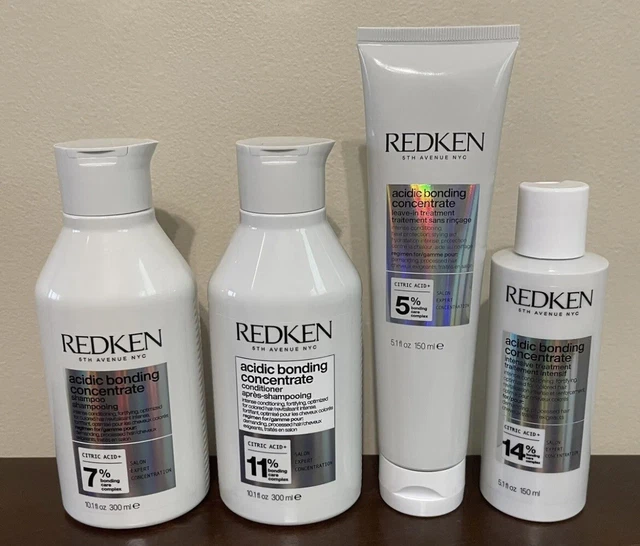 REDKEN ACIDIC BONDING Concentrate Shampoo, Conditioner & LeaveIn