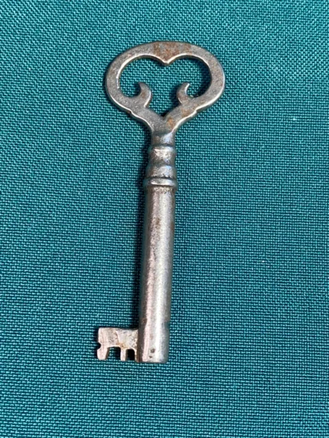 Antique Skeleton Key Old Hollow Metal Barrel Vintage Lock Hardware Chest, Drawer