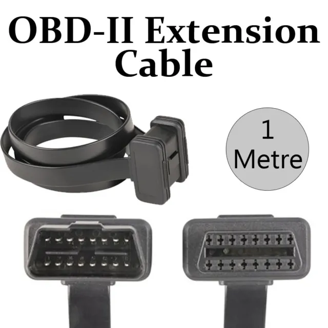 1pcs 1m OBD-II Extension Cable