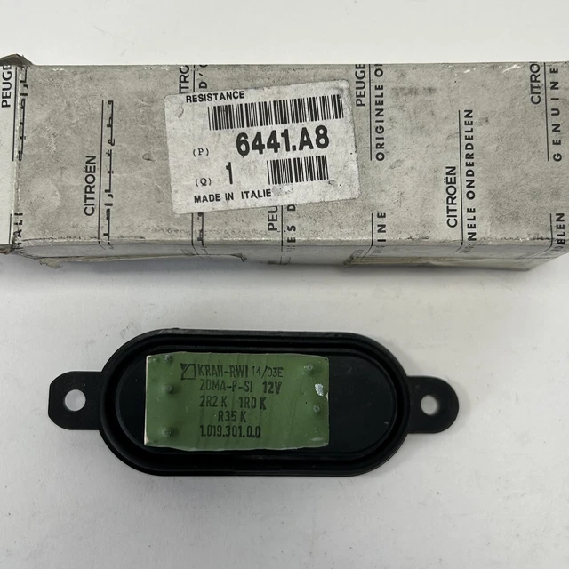 CITROEN RELAY PEUGEOT Boxer Heater Fan Motor Blower Resistor Genuine