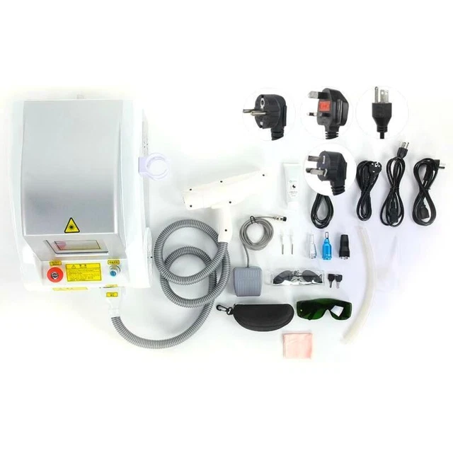 ND YAG Q Switch macchina rimozione tatuaggi pelle sbiancamento FTB