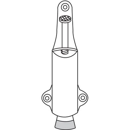 Rockwood 459.10 Plunger Door Holder,Stn Brnze,Cast Brass