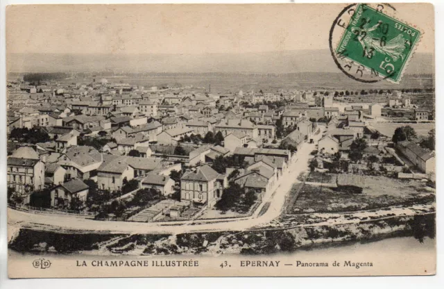 MAGENTA Epernay Dizy  - Marne - CPA 51 - Panorama