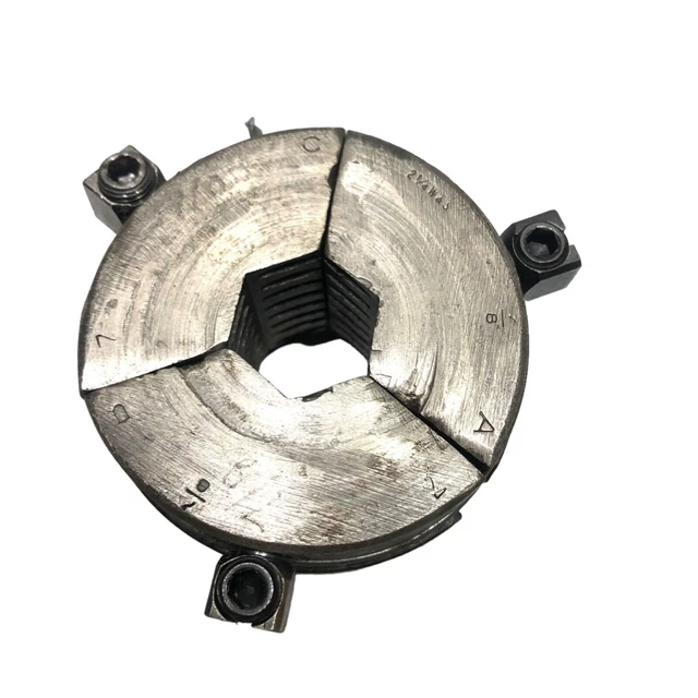 Balas 2-1/4W&S (Warner & Swasey) 3 Piece Collet Pads, Hex, Size 7/8”