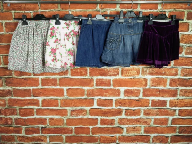 Girls Bundle Age 4-5 Years 100% Next Shorts Ra Ra Skirt Denim Floral Kids 110Cm
