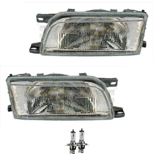 Set Fanali H4 per Nissan Sunny III Traveller Y10 N14 Incl. Osram Lampade Luce