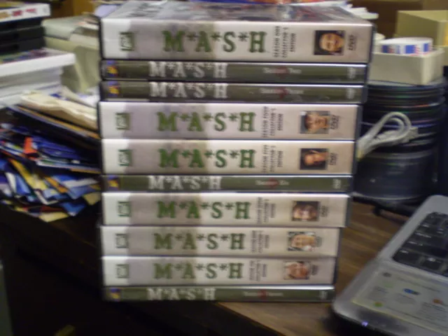 (10) MASH Season DVD Lot: Seasons 1-7 & 9-11    Alan Alda  Loretta Swit