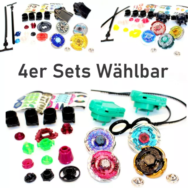 4er Top Set Kreisel für Beyblade Metal Fusion 4D Master Burst Arena Auswahl