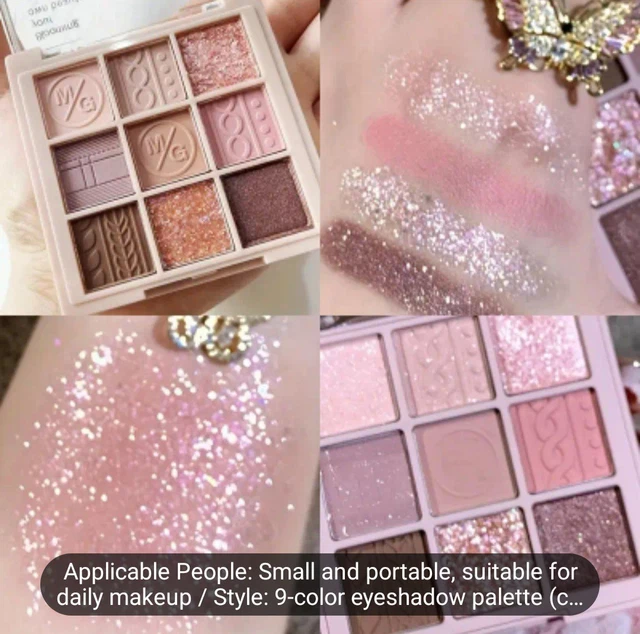 Palette De Maquillage Yeux Rose La Lune - Scintillante, Thème Lune étoilée - Neuf, Origine France