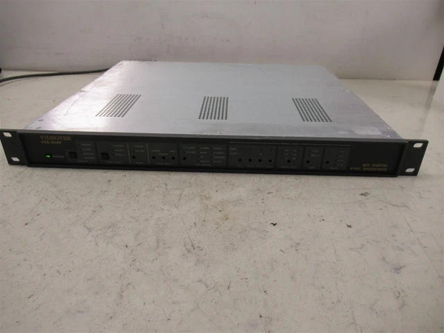 Videotek VSG-204D 601 Digital Sync Generator Rack Mount Pro Audio Deck