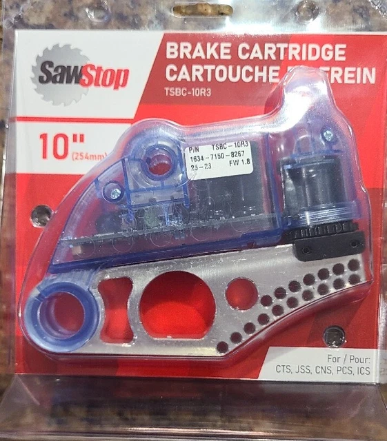SAWSTOP TSBC10R3 TABLE Saw Brake Cartridge for 10" Blades REPLACES