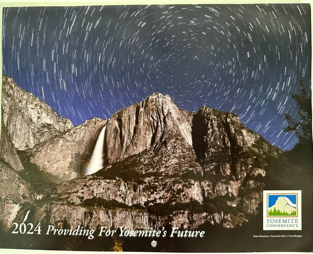 2024 WALL CALENDAR Yosemite Conservancy 16 mo Nature National Park
