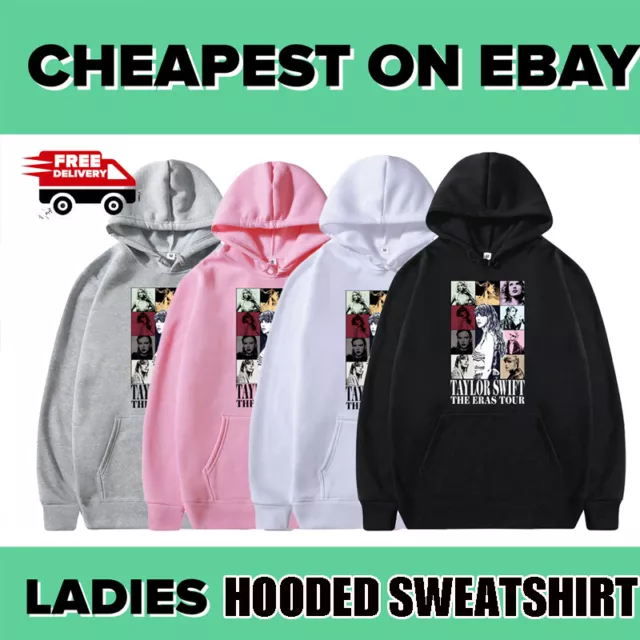 Women-Hooded Sweatshirt Pullover Tops Crewneck Hoodies Casual Loose Shirt Blouse