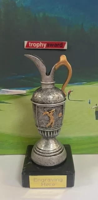 Golf Claret and Golf Ball Trophy + FREE Engraving