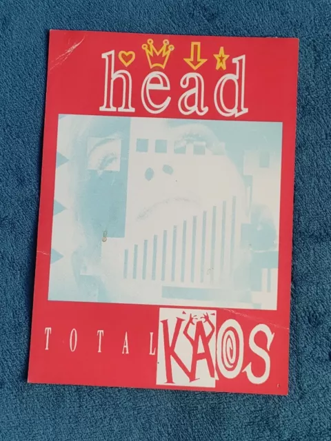 Head / Total Kaos Rave Flyer, 1990's Rave Flyers, A5, Leicester