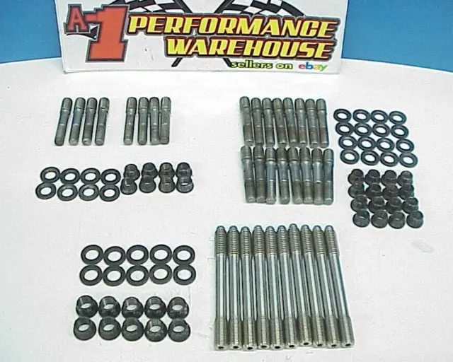 Complete Head Stud Kit from a Bowtie Block with SB 2.2 Aluminum Heads ARP NASCAR