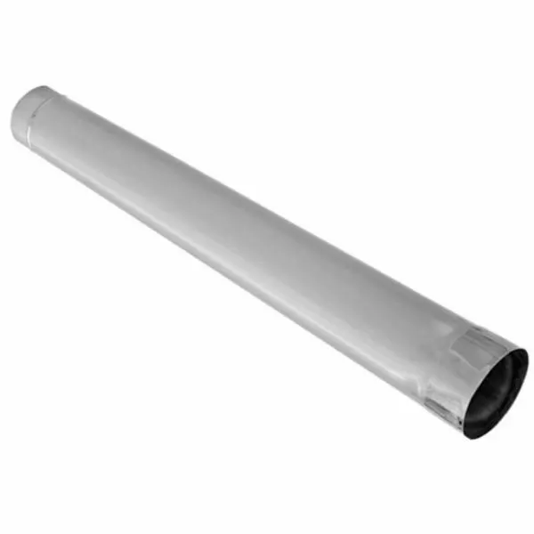 Stainless Steel Chimney Flue Liner 80mm / 3.15"inch / 1m - Solid Pipe Duct Tube
