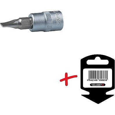 KS TOOLS fessura per nodo bit 1/4", 7 mm