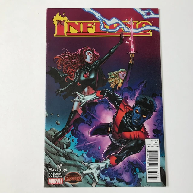 INFFERNO #1 VF/NM Hastings Exclusive VARIANT MARVEL COMICS 2015 X-Men