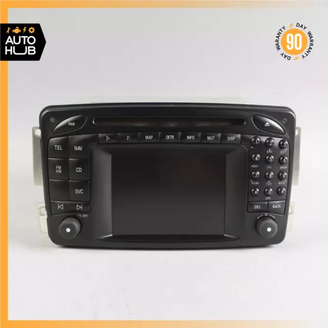 01-04 Mercedes W203 C32 AMG CLK320 Command Head Unit Navigation Radio CD OEM