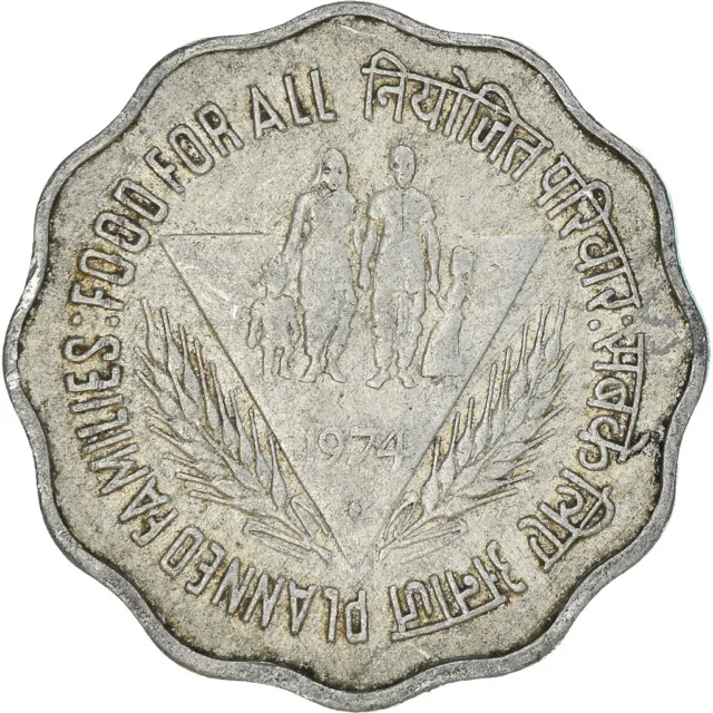 [#963573] Monnaie, République d'Inde, 10 Paise, 1974