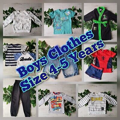 Boy vestiti Make Your Own Bundle Taglia 4-5 anni Cappotto Corto Jeans Legging T-shirt