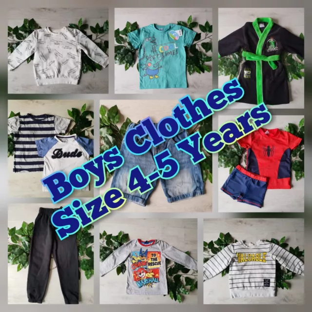 Boys Clothes Make Build Your Own Bundle Job Lot Size 4-5 years Shorts Jeans Top