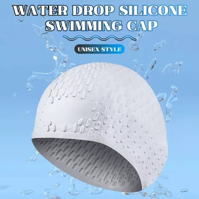 Water Sports Silicone Swimming Caps Protect Ear Swimming Head Cover