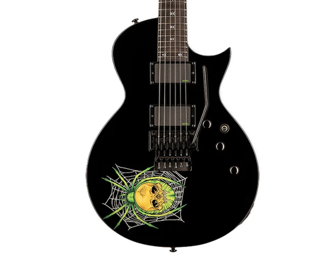 ESP LTD KH-3 Kirk Hammett Signature Guitar - Black w/ Spider - B-Stock