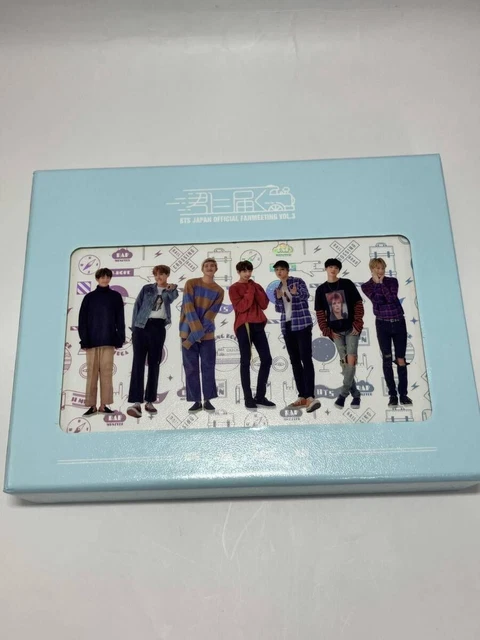 BTS JAPÓN OFFICIAL Fan Meeting Vol.3 Kimi Ni Todoku DVD Sin libro