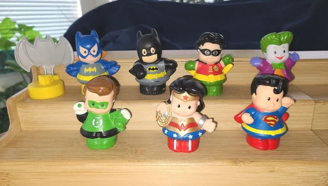 Fisher Price Little People DC Super Hero Figures & Batman  Winged stand