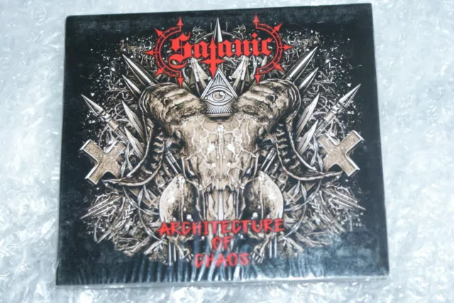 SATANIC *** ARCHITECTURE OF CHAOS *** CD ALBUM ***  NEW & SEALED......Digipak