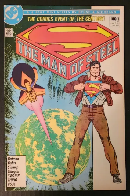 Superman The Man of Steel #1 DC Comics 1986 VF/NM Mini-series John Byrne